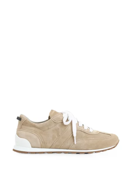 Sneakerși Brunello Cucinelli din piele de căprioară