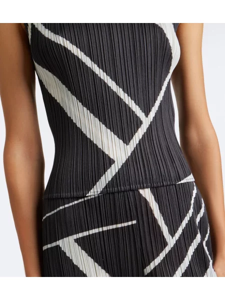Top Pleats Please Issey Miyake cu imagine