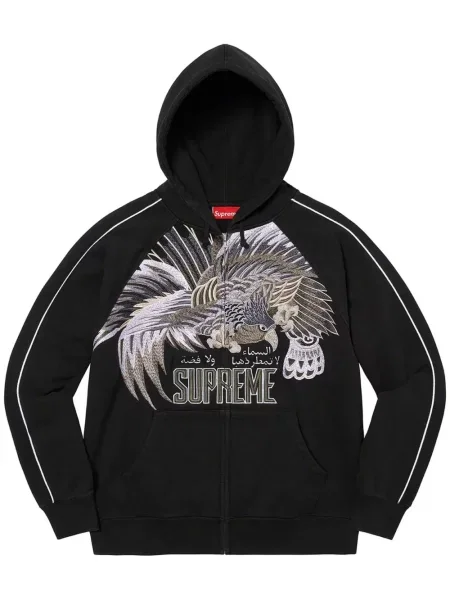 Hanorac cu glugă Supreme negru