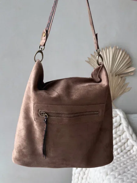 Torbica Boto iz semiša bež