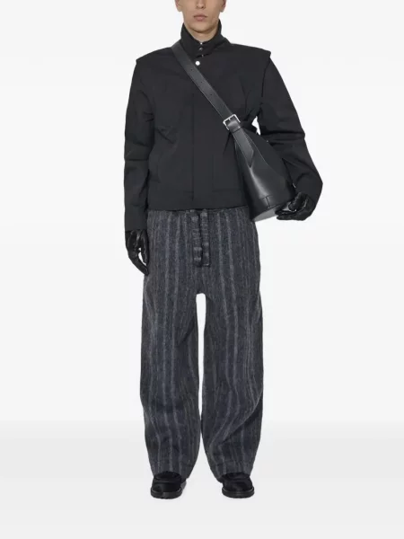Pantaloni _j.l-a.l_ cu dungi gri