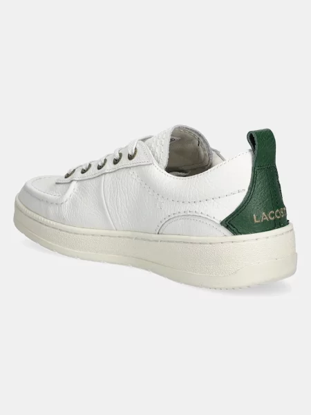 Кожаные кроссовки Lacoste белые