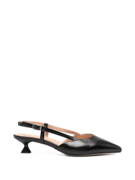 Pantofi cu toc Keys slingback negru