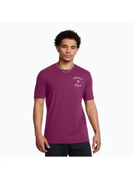 Tricou pentru bărbați Under Armour Project Rock 7 purple violet