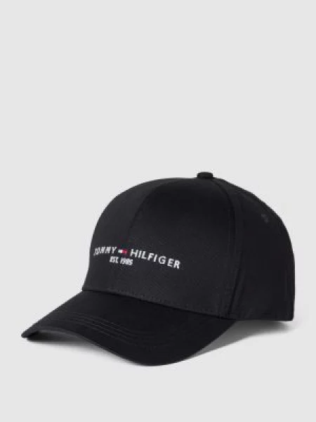 Czapka z daszkiem Tommy Hilfiger czarna