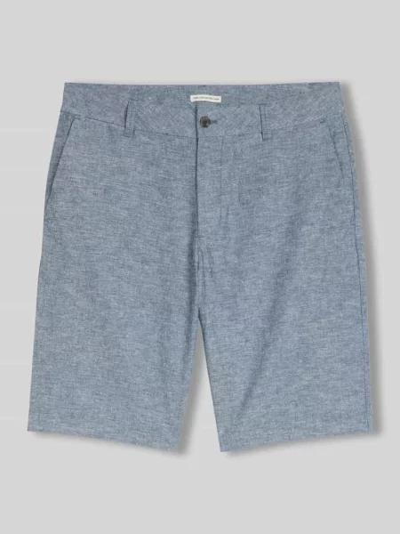 Bermudy o kroju regular fit z mieszanki lnu i bawełny Tom Tailor Denim