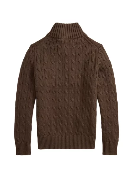 Sweter dziecięcy Polo Ralph Lauren brązowy