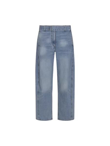 Szerokie jeansy Magda Butrym niebieskie