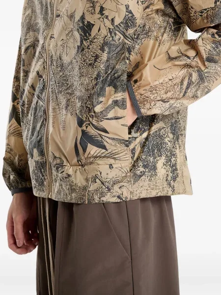 Curea Nike cu glugă cu tepi cu model floral alb