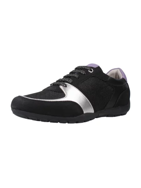 Sneakersy Geox skórzane czarne