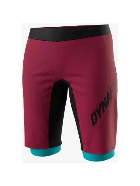 Spodenki Dynafit Ride Light 2 w 1 Dynastretch w kolorze bordowym XS czerwone