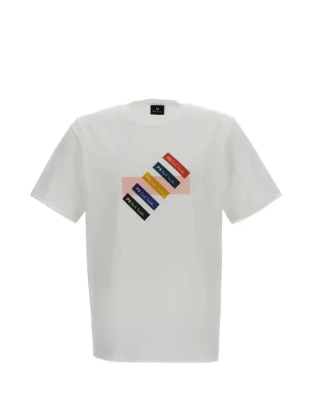 Tricou Ps Paul Smith cu imagine alb