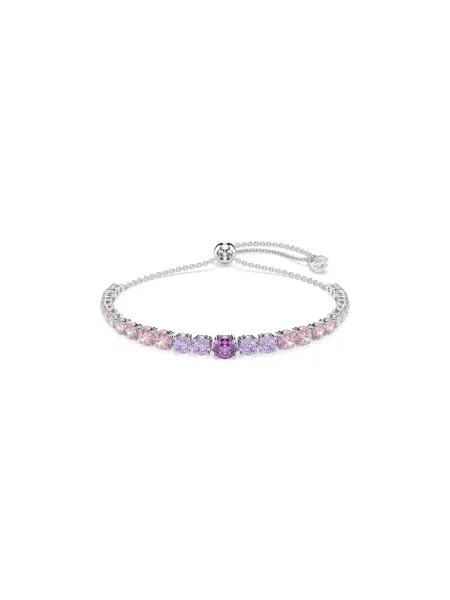 Swarovski bransoletka MATRIX różowa