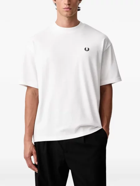 Majica Fred Perry s vezom bijela
