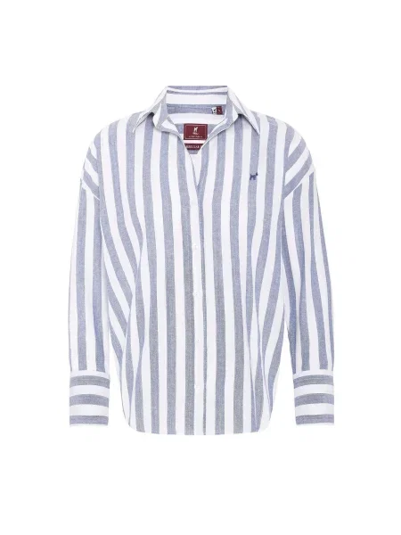 Williot Bluză bleumarin alb