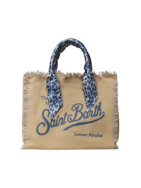Shopperka Mc2 Saint Barth beżowa