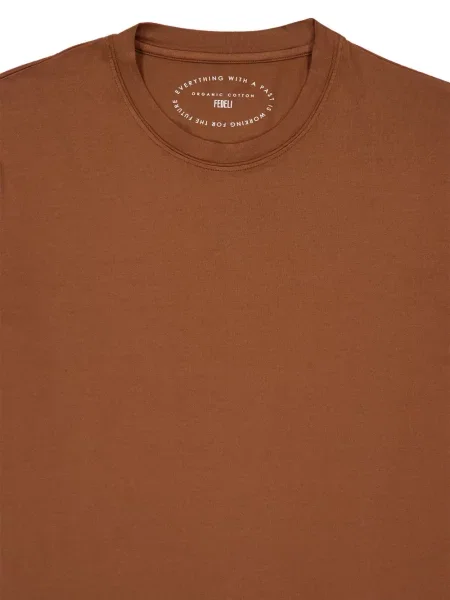 Плетена тениска Fedeli кафяво