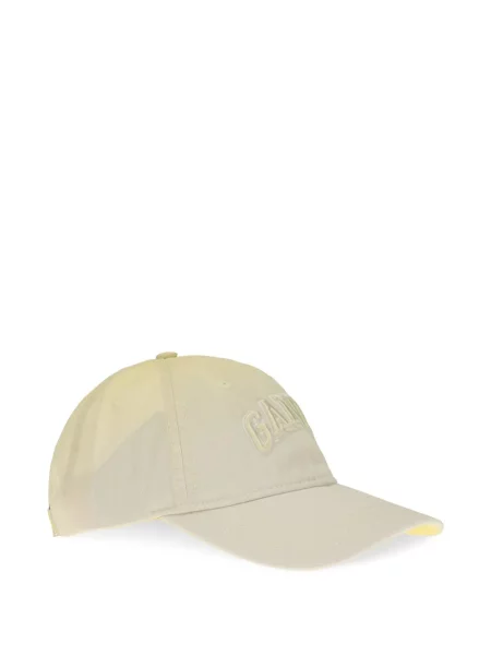 Hímzett baseball sapka Ganni sárga