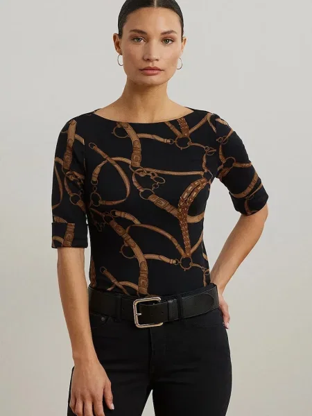 LAUREN RALPH LAUREN Блуза черен