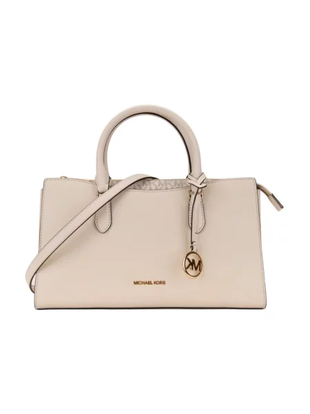 Torebka crossbody Michael Kors skórzana beżowa