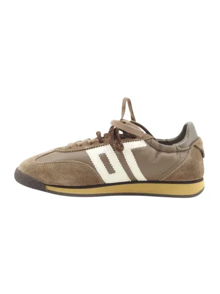 Sneakersy Back70 skórzane brązowe