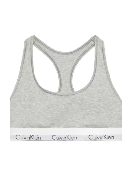 Calvin Klein Underwear Podprsenka / čierna / biela sivá