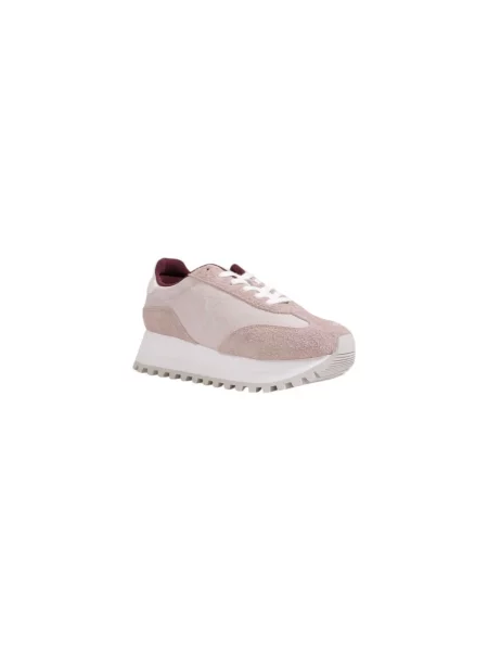 Sneakersy Calvin Klein Jeans sznurowane zamszowe białe