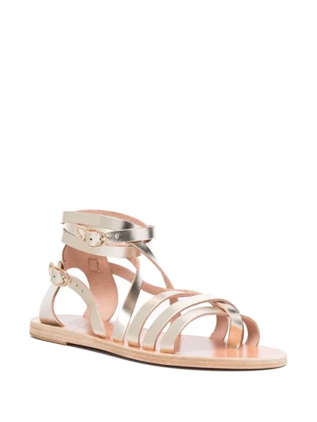 Sandale Ancient Greek Sandals din piele auriu