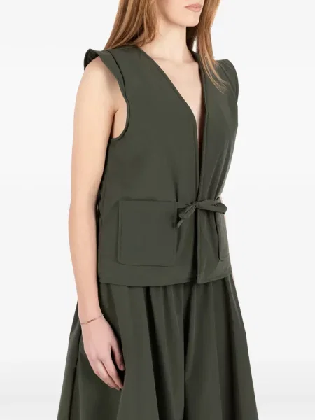 Kamizelka Société Anonyme zielona