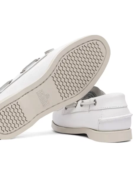 Кожени ниски обувки Sebago бяло