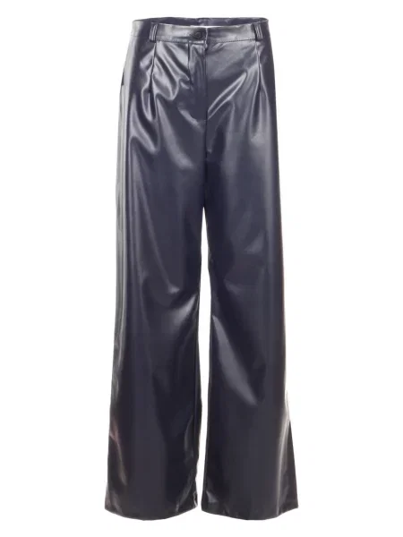 Штани повсякденні LadyLike штучна шкіра синій