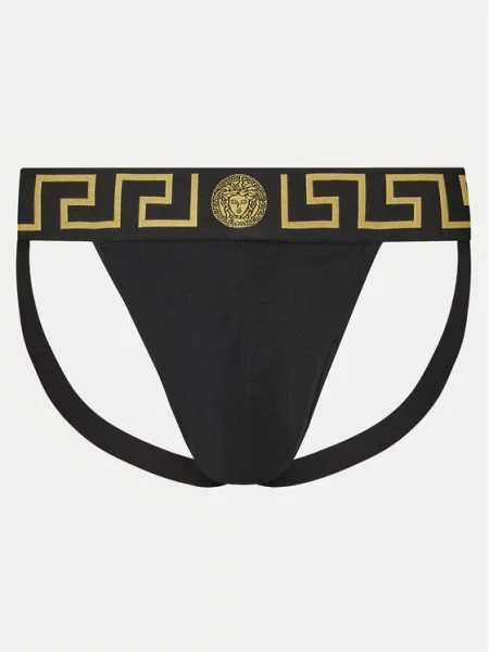 Versace Slipy Jock Strap czarny