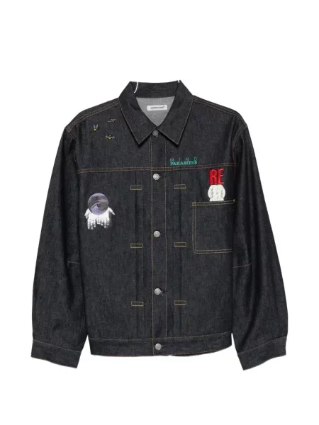 Geacă de blugi Undercover cu imagine albastru