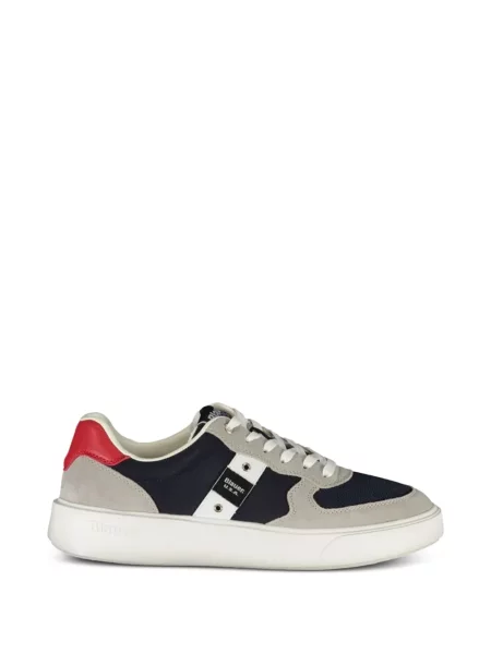 Sneakerși Blauer din piele de căprioară albastru