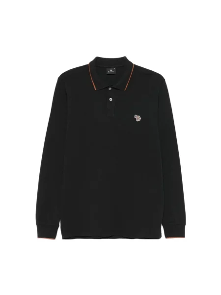 Koszulka polo Ps By Paul Smith w zebrę czarna