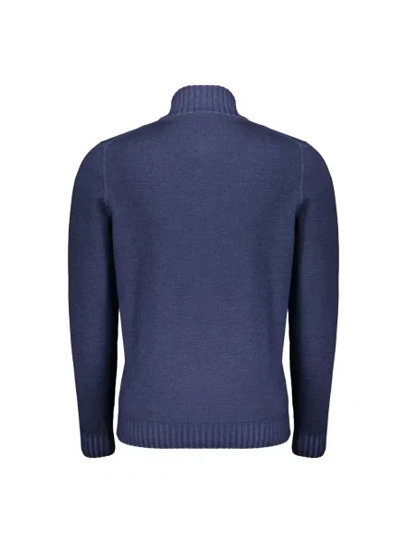 Sweter Moorer wełniany niebieski