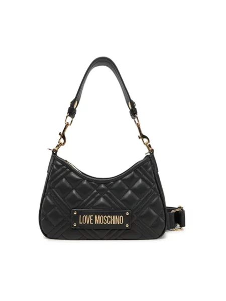 Pikowana torebka Love Moschino czarna