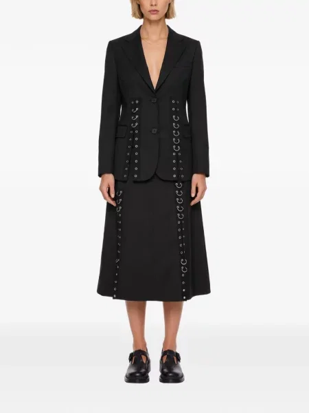 Fustă midi Simone Rocha negru