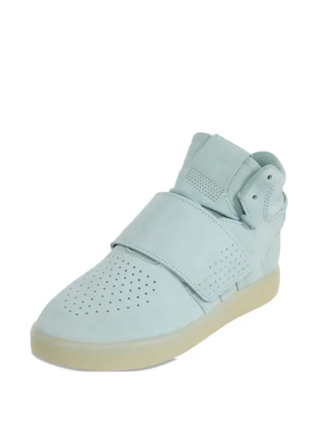 Sneakerși Adidas Tubular cu autograf cu bretele slip-on gri