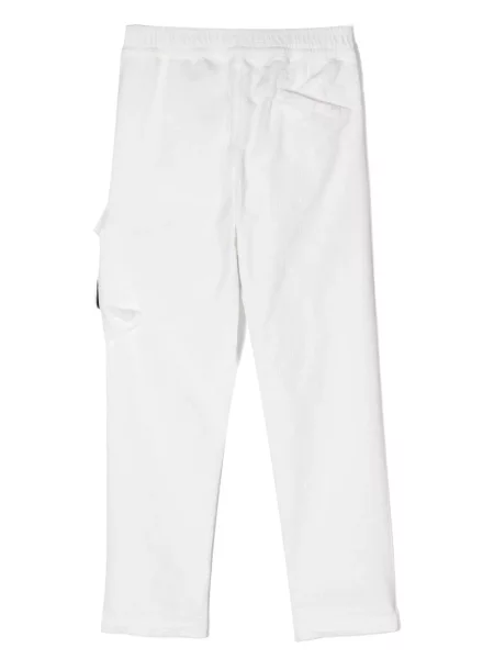 Spodnie dziecięce Stone Island białe
