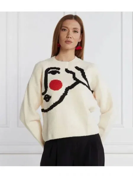 Desigual Pulover cu adaos de lână