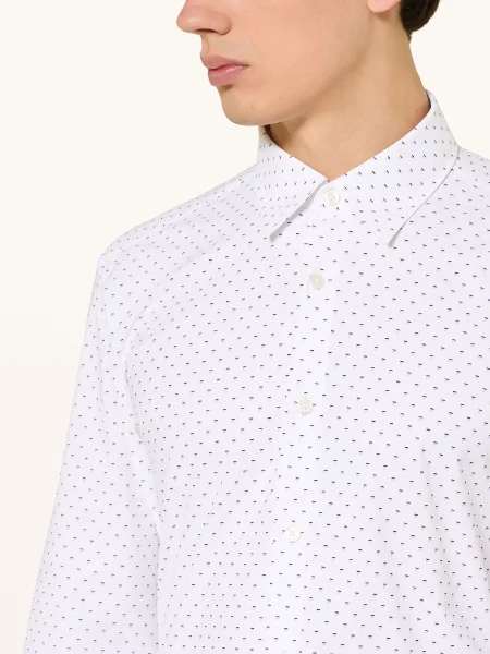 Boss Košile Roan Slim Fit / tmavě modrá / černá bílá