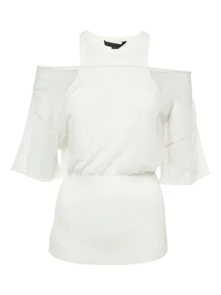 Bluză Alexander Wang alb