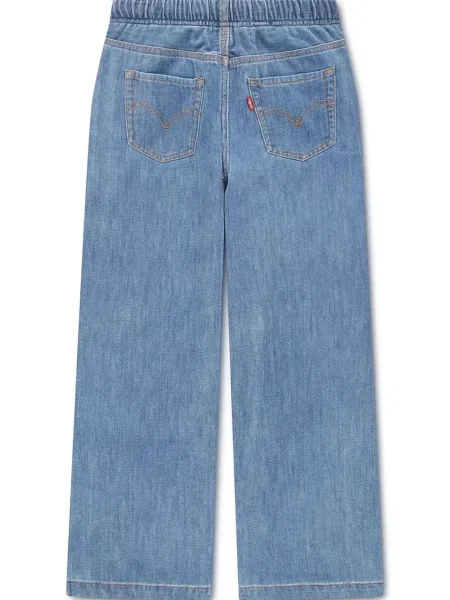 Levi's blugi pentru copii LUXE DENIM HIGH RISE BAGGY albastru