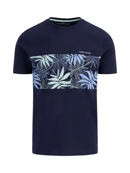 FYNCH-HATTON Majica mornarsko / golublje plava