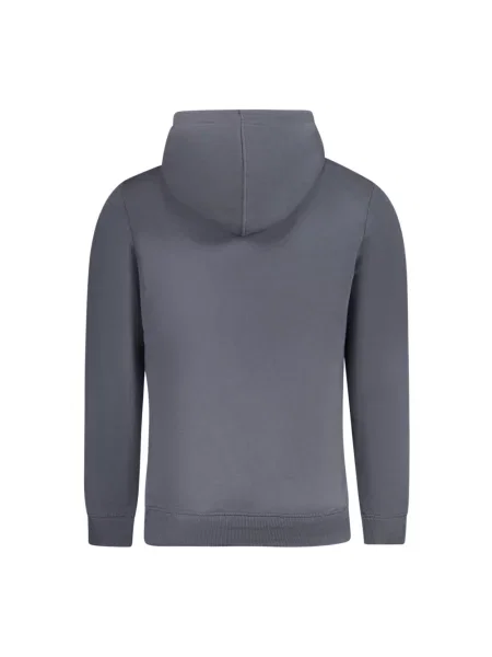 Bluza z kapturem Calvin Klein Jeans z kapturem niebieska