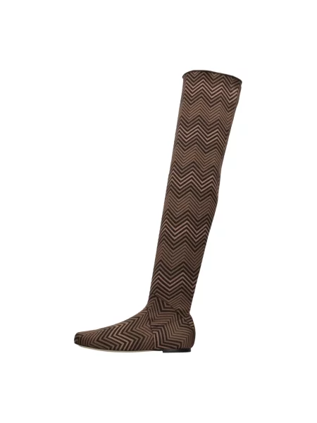 Kozaki Missoni brązowe