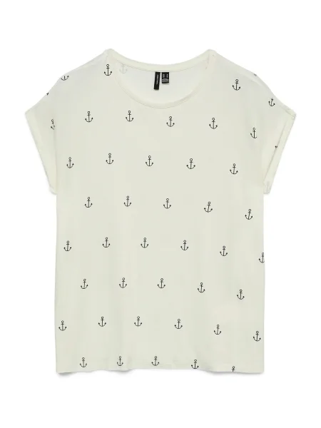 VERO MODA Majica črna bela