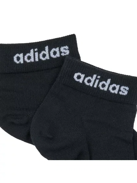 Čarape Adidas Sportswear ošišan crna