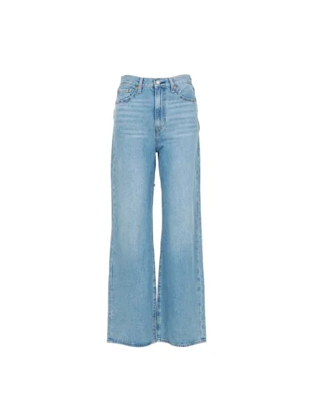 Levi's jeansy RIBCAGE WIDE LEG niebieski